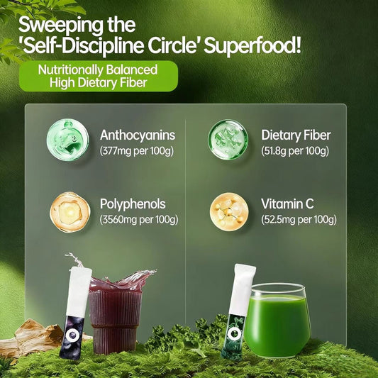 Antioxidant Superfood Greens | Acai & Detox Kale Blend MATCHA Healthy Matcha Tea