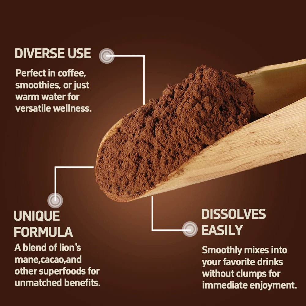 Hot Sale Mushroom Coffee Blend with Reishi Cordyceps Lions Mane Turkey Tail Healthy Matcha Tea