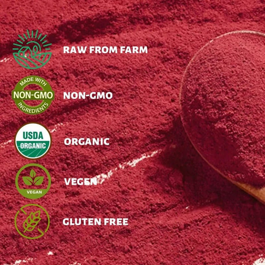 Natural Organic Freeze Dried Red Raspberry Fruit Berry Powder Red Raspberry Juice Powder Healthy Matcha Tea