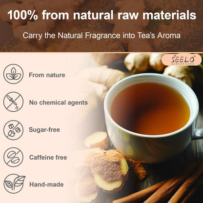 Premium Turmeric Ginger Cinnamon Health Tea Improve Digestion Support Brain Weight Skin Sleep Healthy Matcha Tea