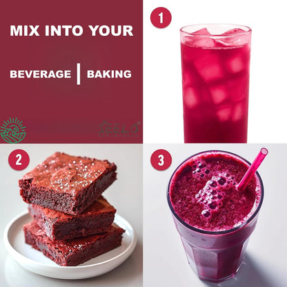 Super Food Beetroot Powder Natual Oganic Pure Beetroot Extract Powder for Health, Beauty, and Delicious Recipes Healthy Matcha Tea