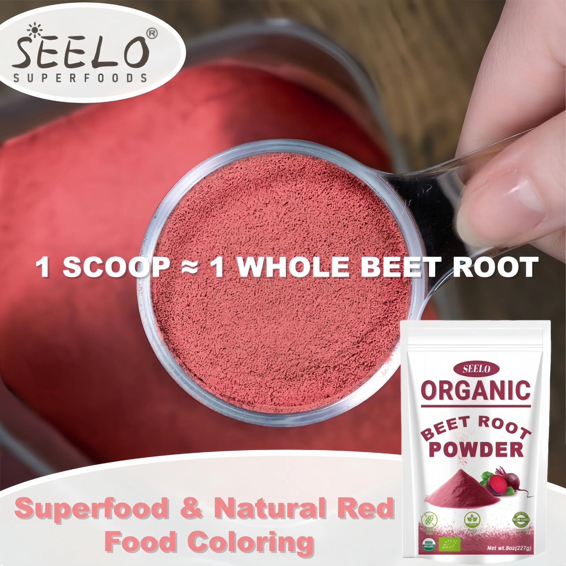 Super Food Beetroot Powder Natual Oganic Pure Beetroot Extract Powder for Health, Beauty, and Delicious Recipes Healthy Matcha Tea