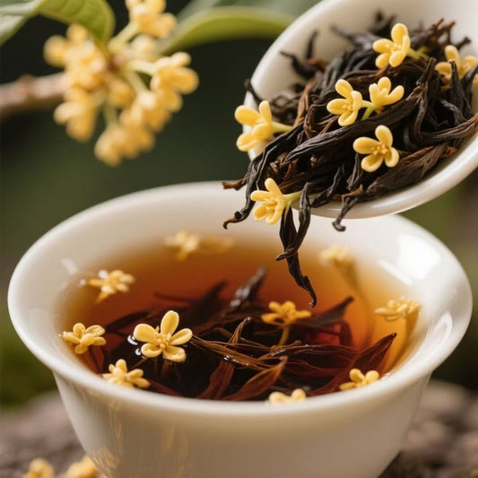 Sweet Osmanthus Black Tea | Warming Ritual & Daily Focus Healthy Matcha Tea